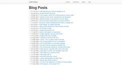 Desktop Screenshot of matt-helps.com